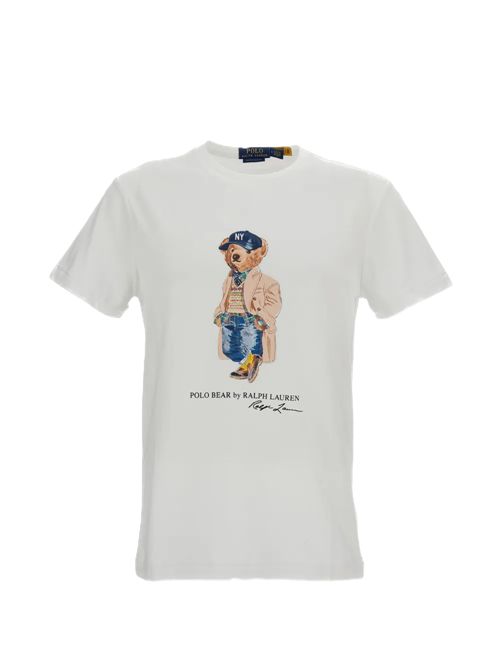 T-shirt Polo Bear Polo Ralph Lauren | 710-B30192-001WHITE